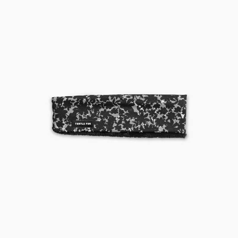 Women's crew socks with a polka - dot printComfort Shell Plush Lined Headband - Cinder Shadow Women's crew socks with a polka - dot printComfort Shell Plush Lined Headband - Cinder Shadow